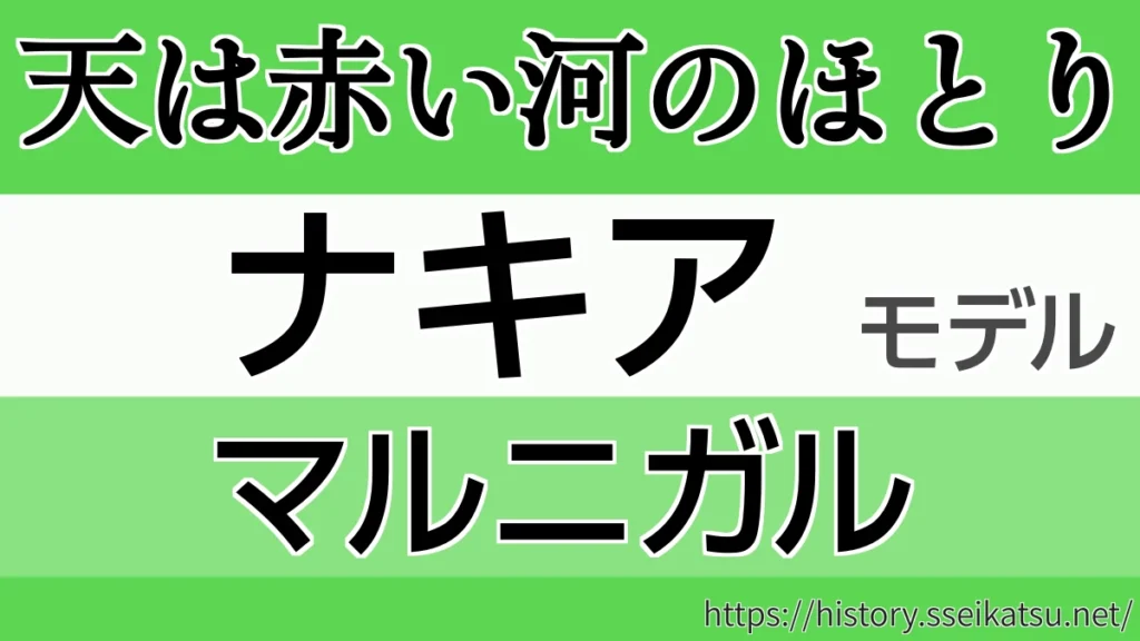 ナキアのモデル